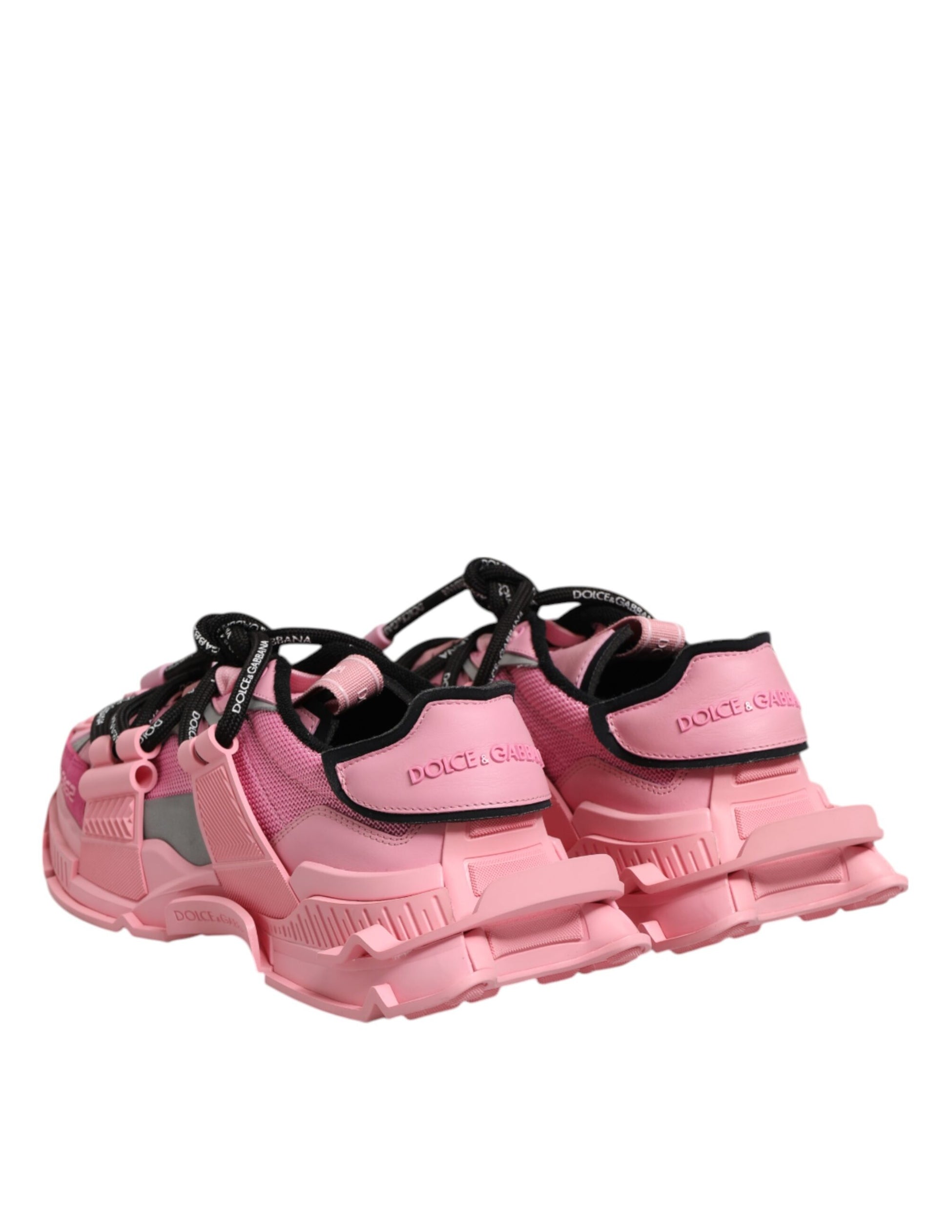 Dolce & Gabbana Pink Low Top Space Women Sneakers Shoes