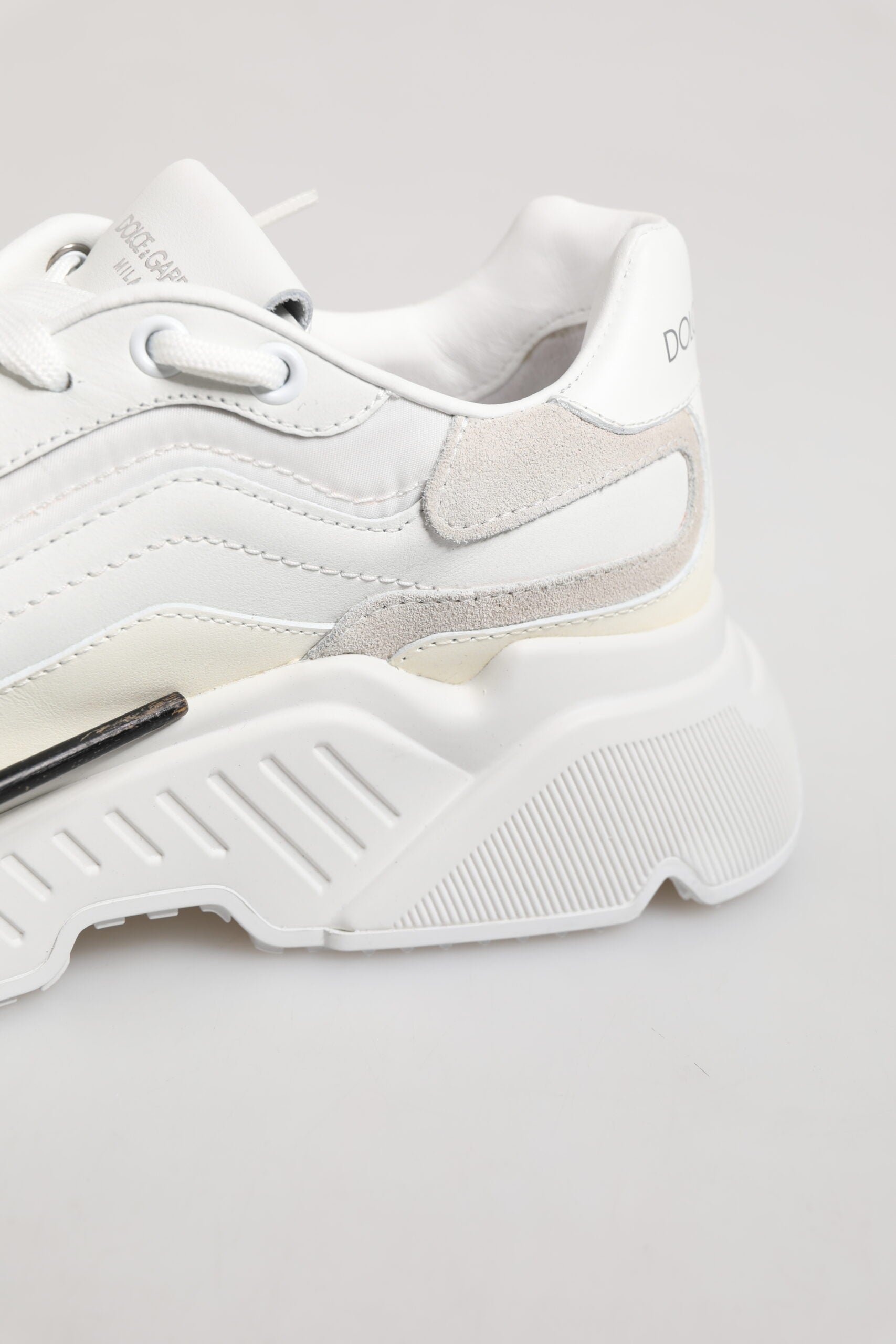 Dolce & Gabbana White Daymaster Low Top Mens Sneakers Shoes