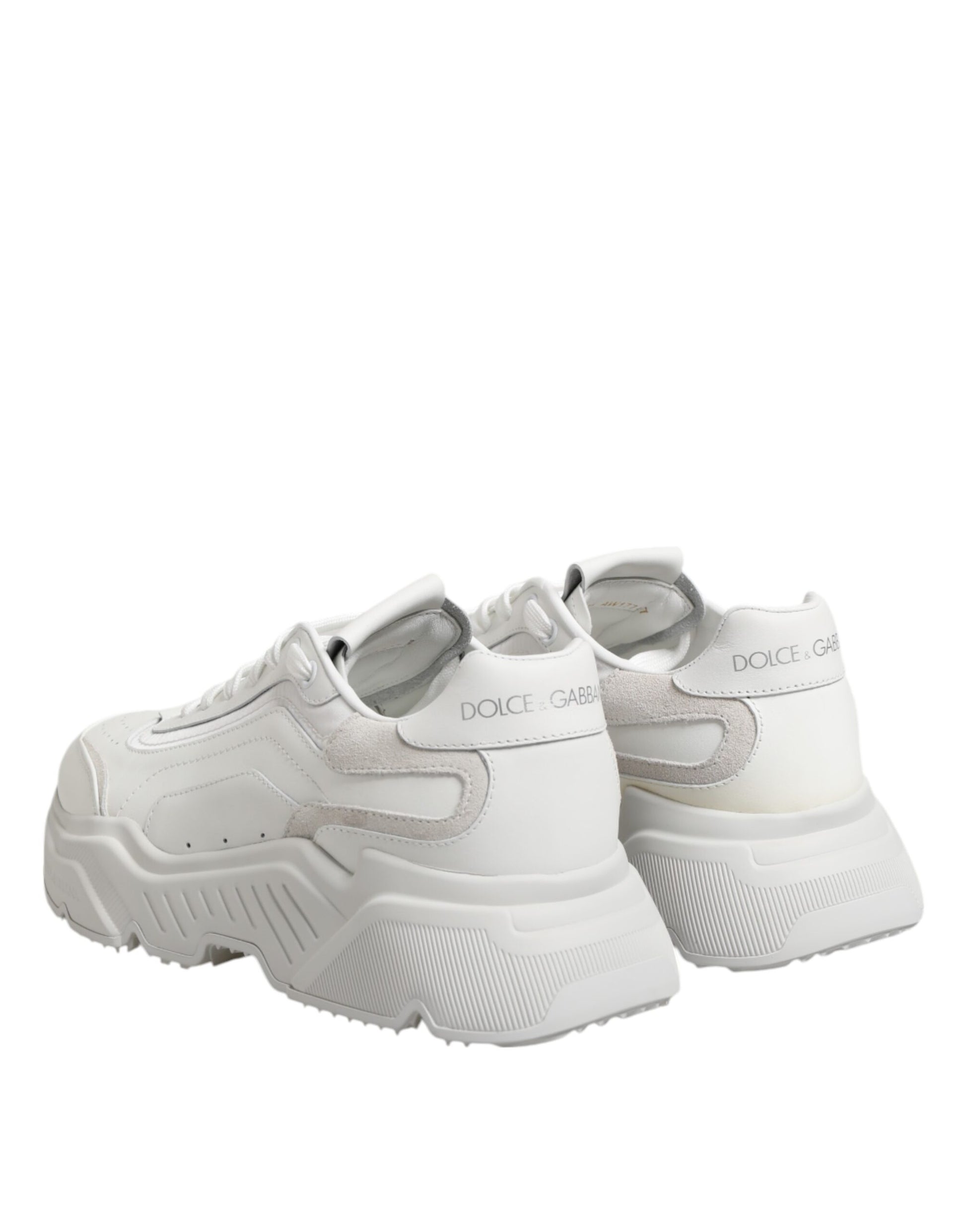 Dolce & Gabbana White Daymaster Low Top Men Sneakers Shoes