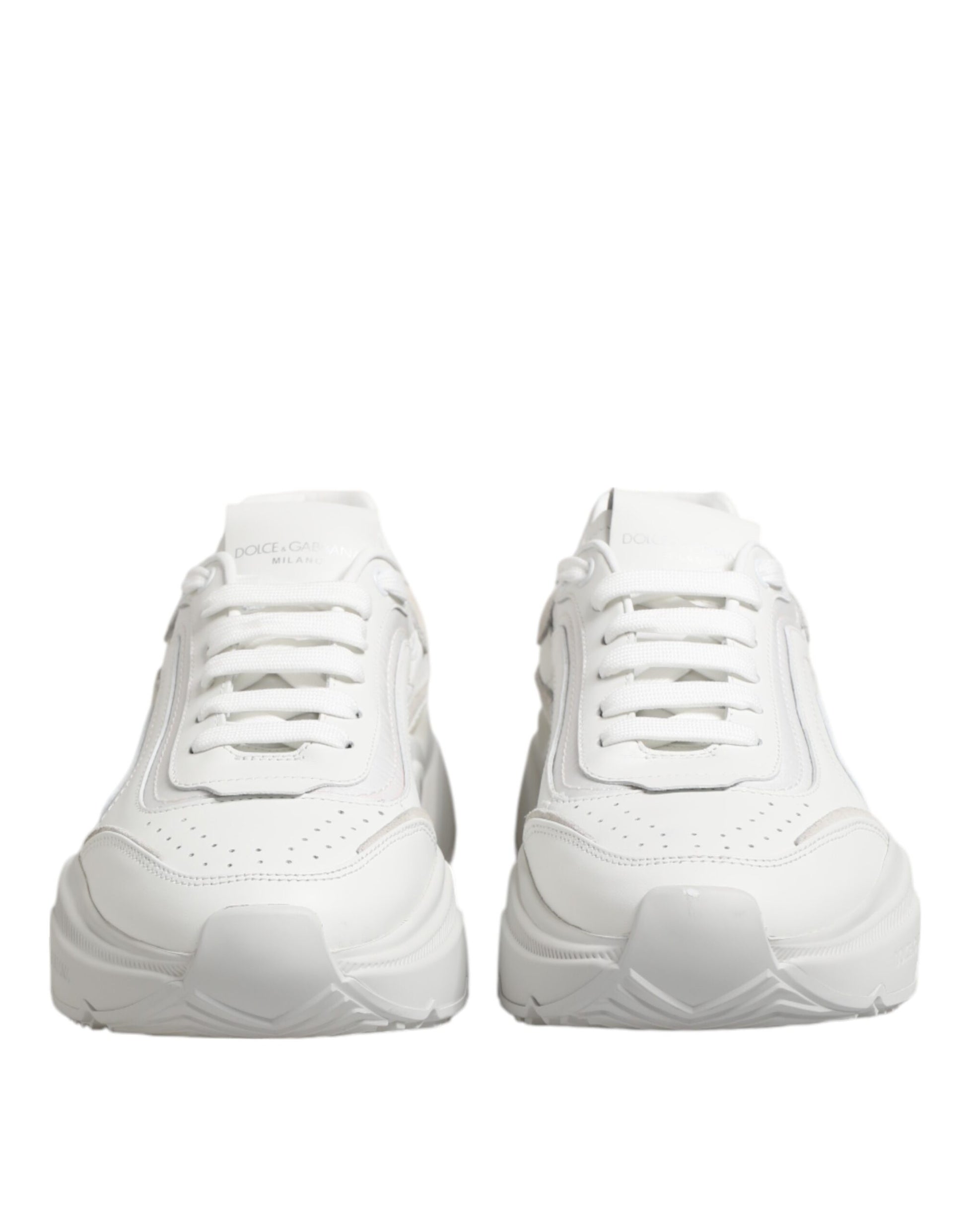 Dolce & Gabbana White Daymaster Low Top Men Sneakers Shoes