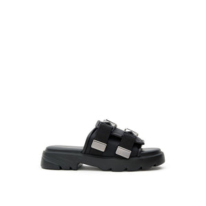 Black Cotton Slipper