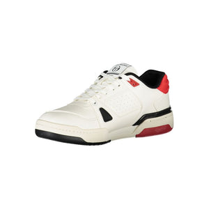 White Polyester Sneaker