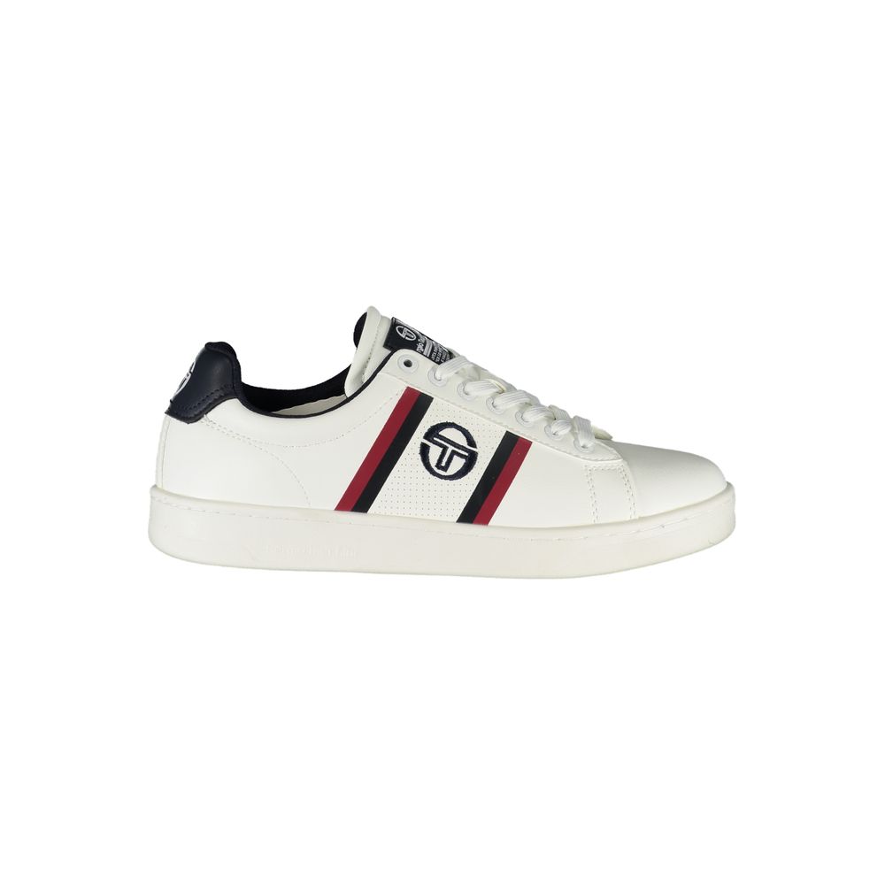 Weißer Polyester-Sneaker