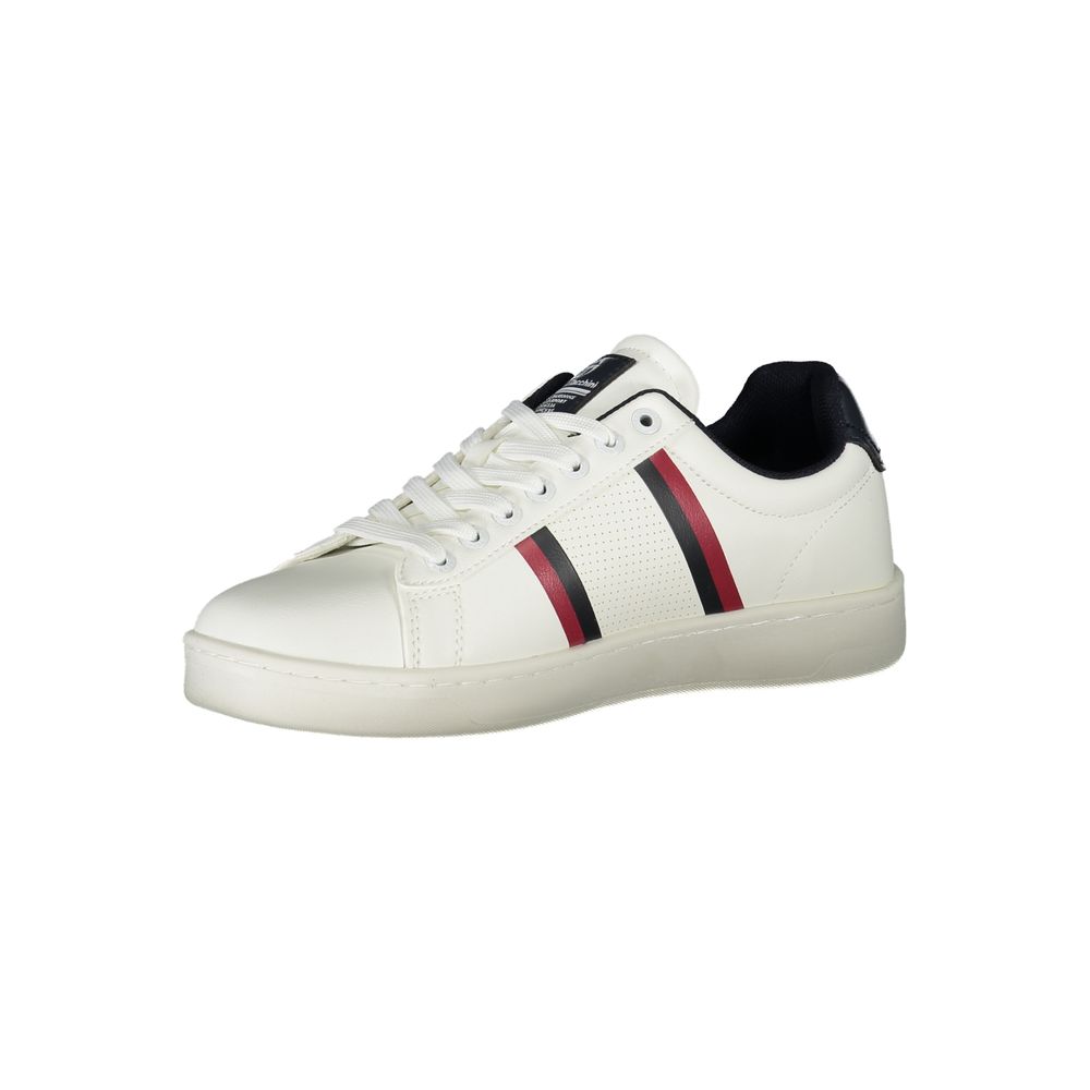 Weißer Polyester-Sneaker