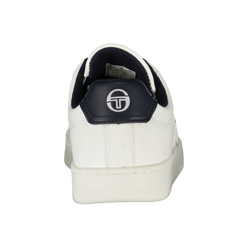 Weißer Polyester-Sneaker