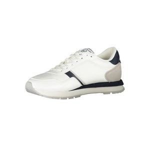 White Polyester Sneaker