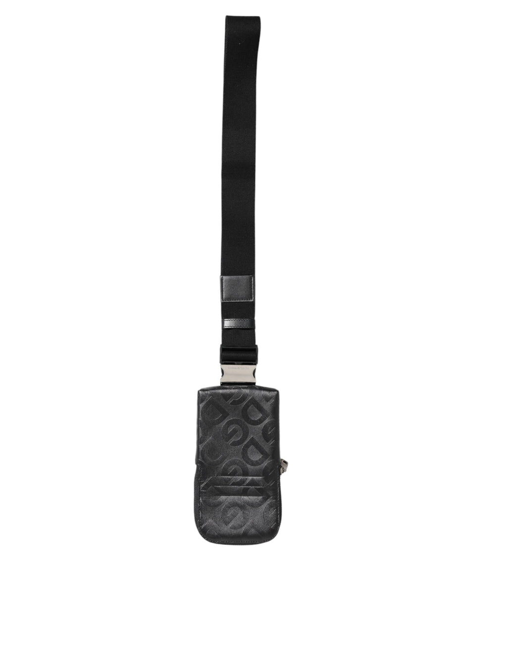 Gray DG Logo Mania Purse Phone Belt Waist Men Borse Bag