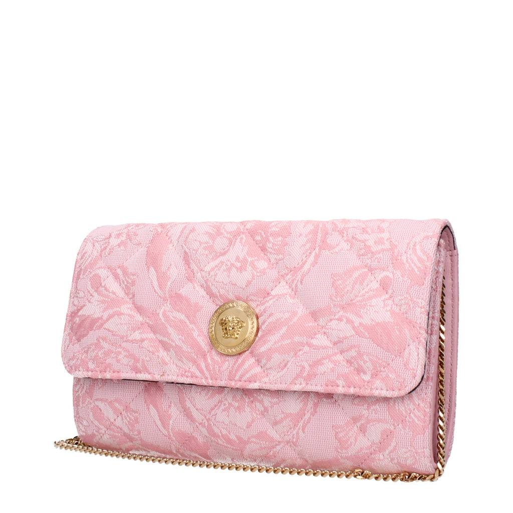 Pink Fabric Clutch Bags