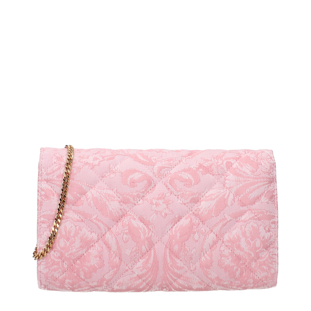 Pink Fabric Clutch Bags