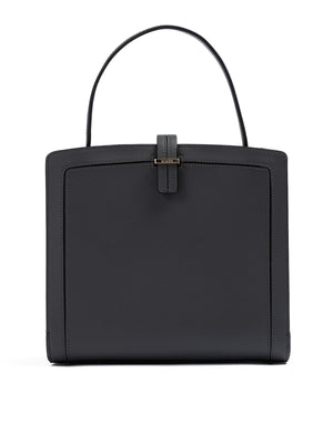 Giada Anthracite Leather Shoulder Bag