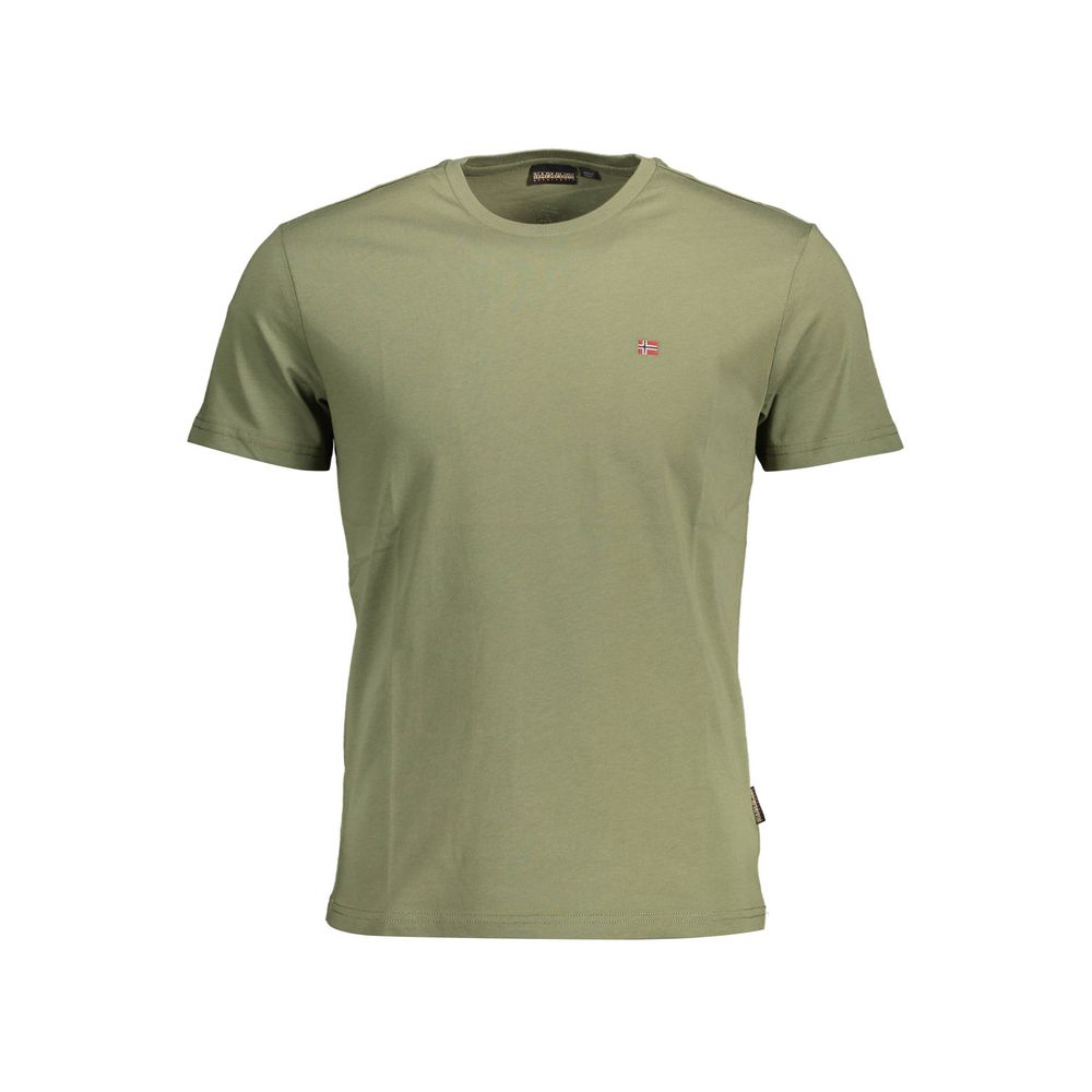 Grünes Baumwoll-T-Shirt