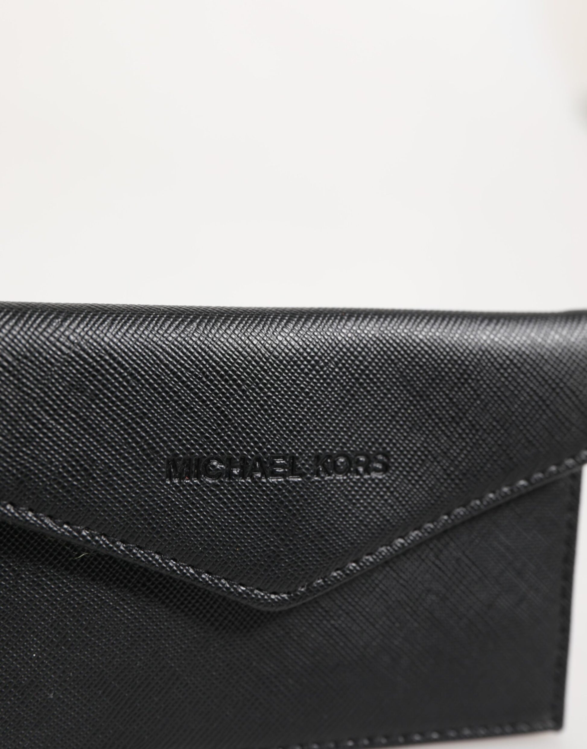 Michael Kors Black Saffiano Leather Envelope Holder Men's Accessory Wallet