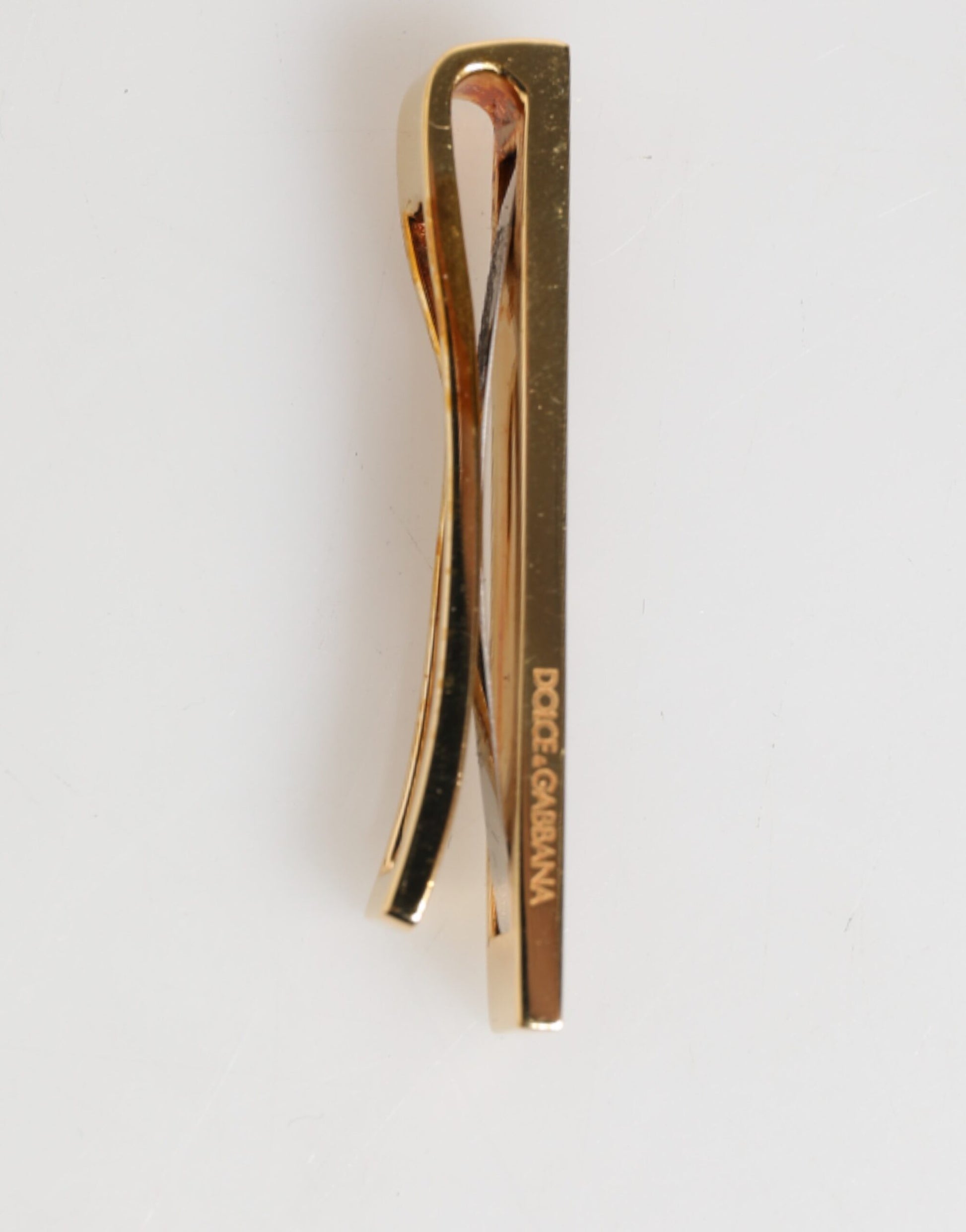 Multicolor Gold Tone Brass Men's Accessory Tie Clip Bar
