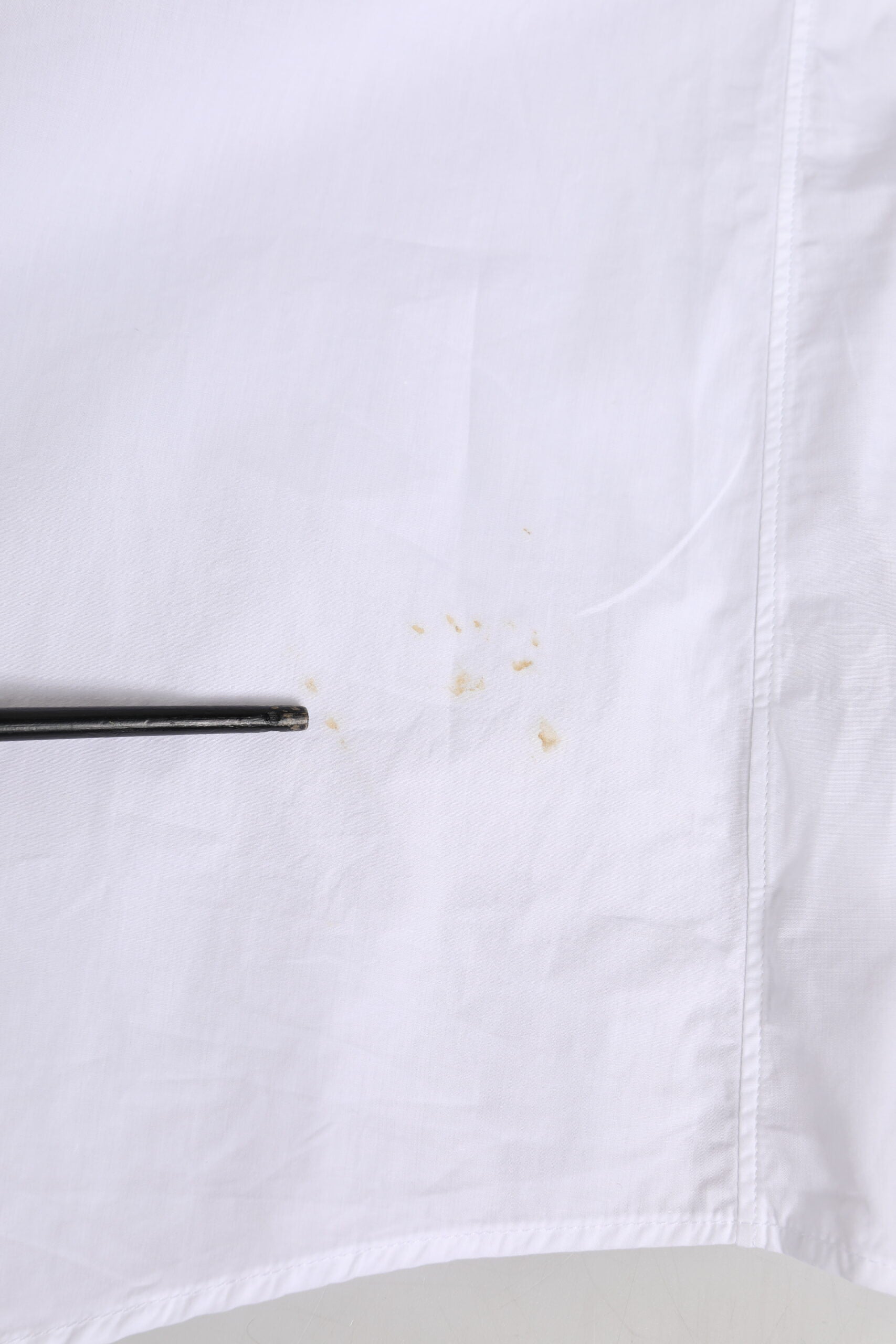 Dolce & Gabbana White Cotton Crown Collar GOLD Formal Shirt