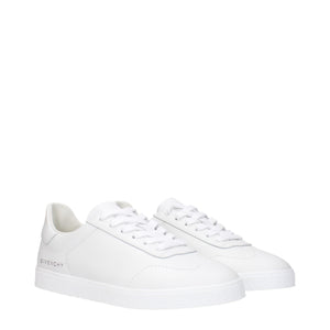 White Leather Low Tops