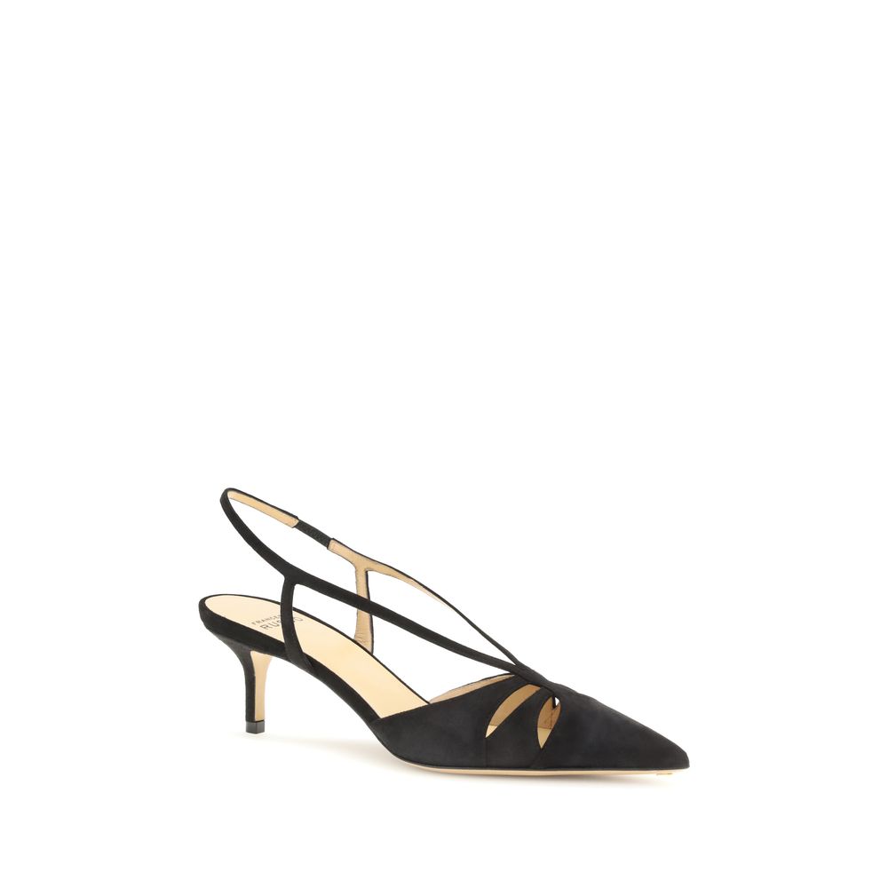 Suede leather Décolleté