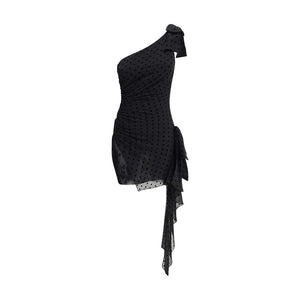 Polka-dot one-shoulder Dress