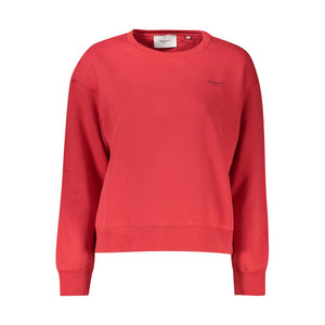 Red Cotton Women Sweater