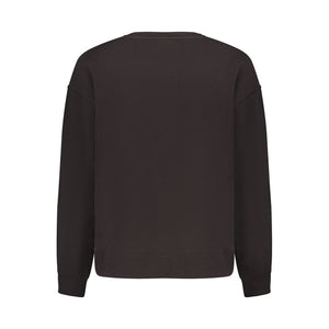 Black Cotton Women Sweater