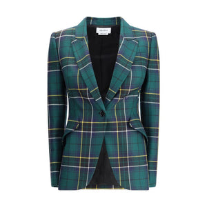 Check patterned Blazer
