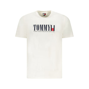 White Cotton Men T-Shirt