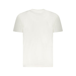 White Cotton Men T-Shirt