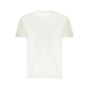 White Cotton Men T-Shirt