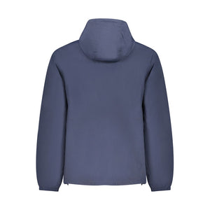 Blue Recycled Nylon Men's Jacket