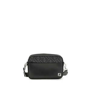 FF leather and canvas Shoulder Bag