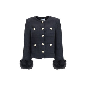 Fur cuffed Jacket