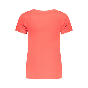 Red Cotton Women T-Shirt