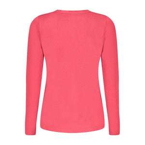 Red Cotton Women T-Shirt