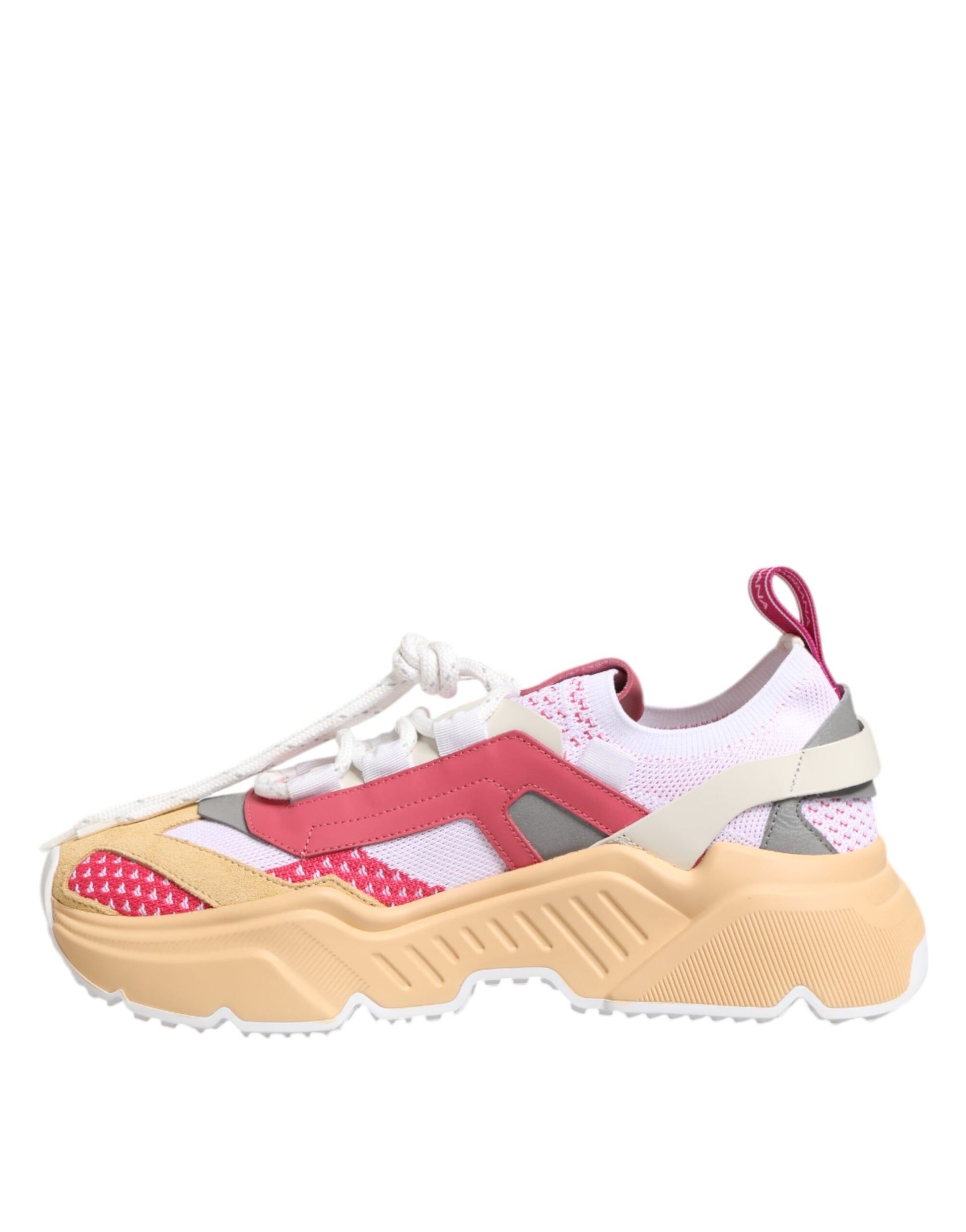 Dolce & Gabbana Multicolor Leather Daymaster Low Top Sneakers Shoes