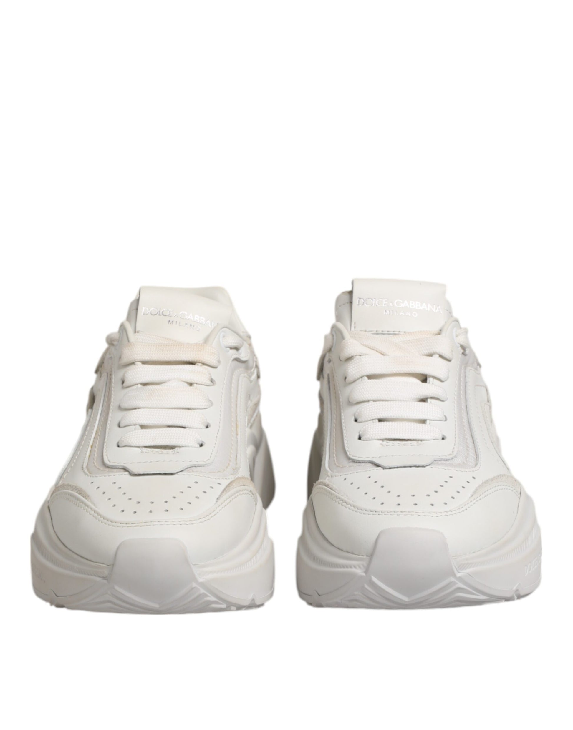 Dolce & Gabbana White Daymaster Low Top Sneaker Shoes