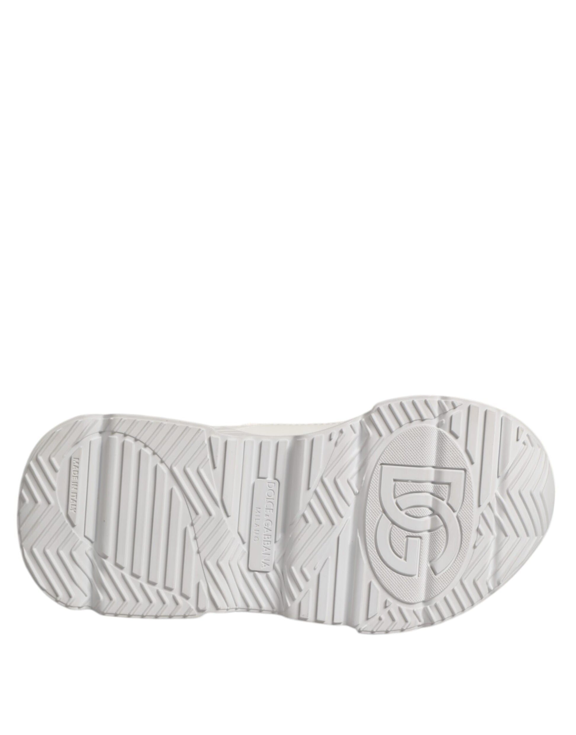 Dolce & Gabbana White Daymaster Low Top Sneaker Shoes