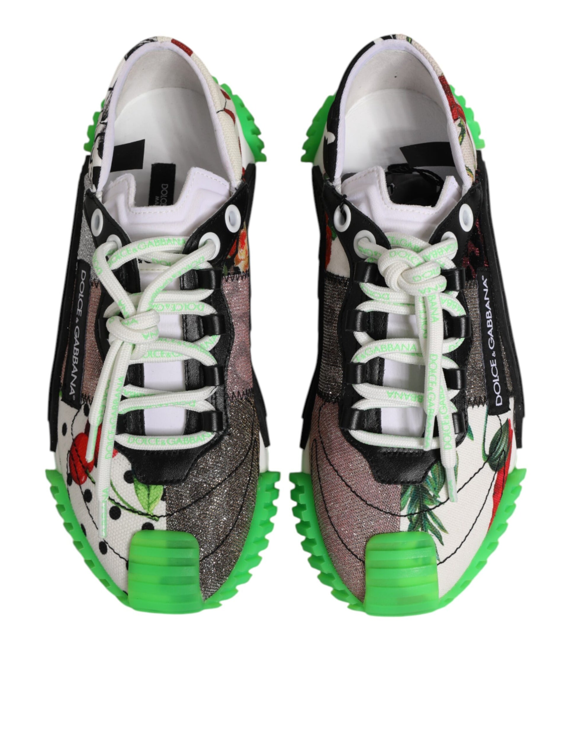 Dolce & Gabbana Multicor DG Logo Leopard Cherry Sneaker Shoes