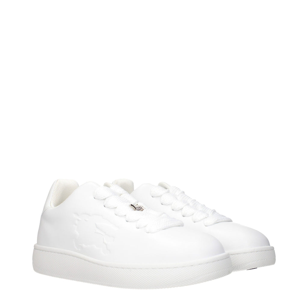 White Leather Low Tops