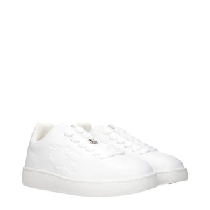 White Leather Low Tops