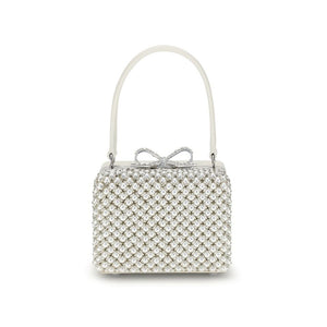 Pearl-adorned Handbag