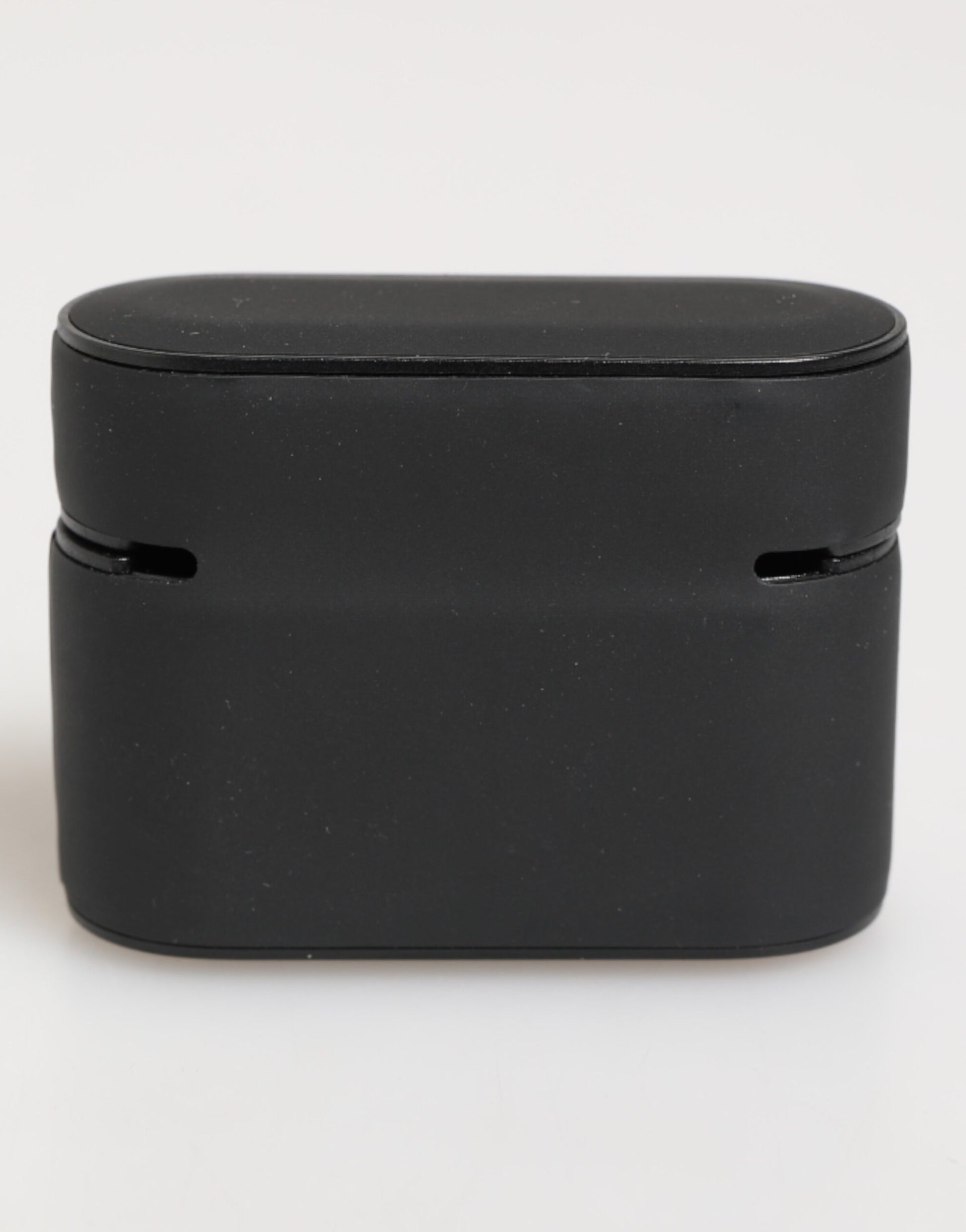 Dolce & Gabbana Black Orange Rubber Logo Embossed Accessory Airpods Case