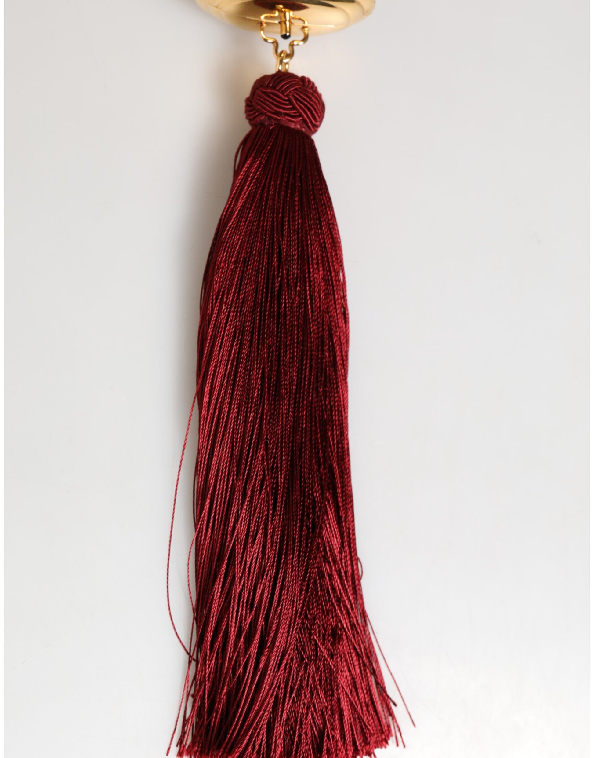 Dolce & Gabbana White Resin Gold Metal Crossbody Mini Purse Pendant Bag