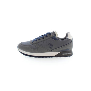 Gray Polyester Sneaker