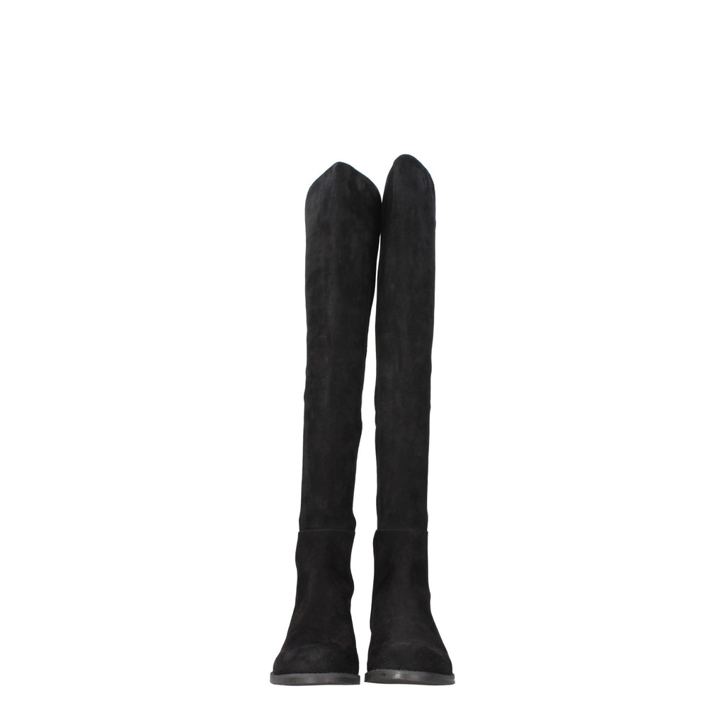 Black Leather Over The Knee