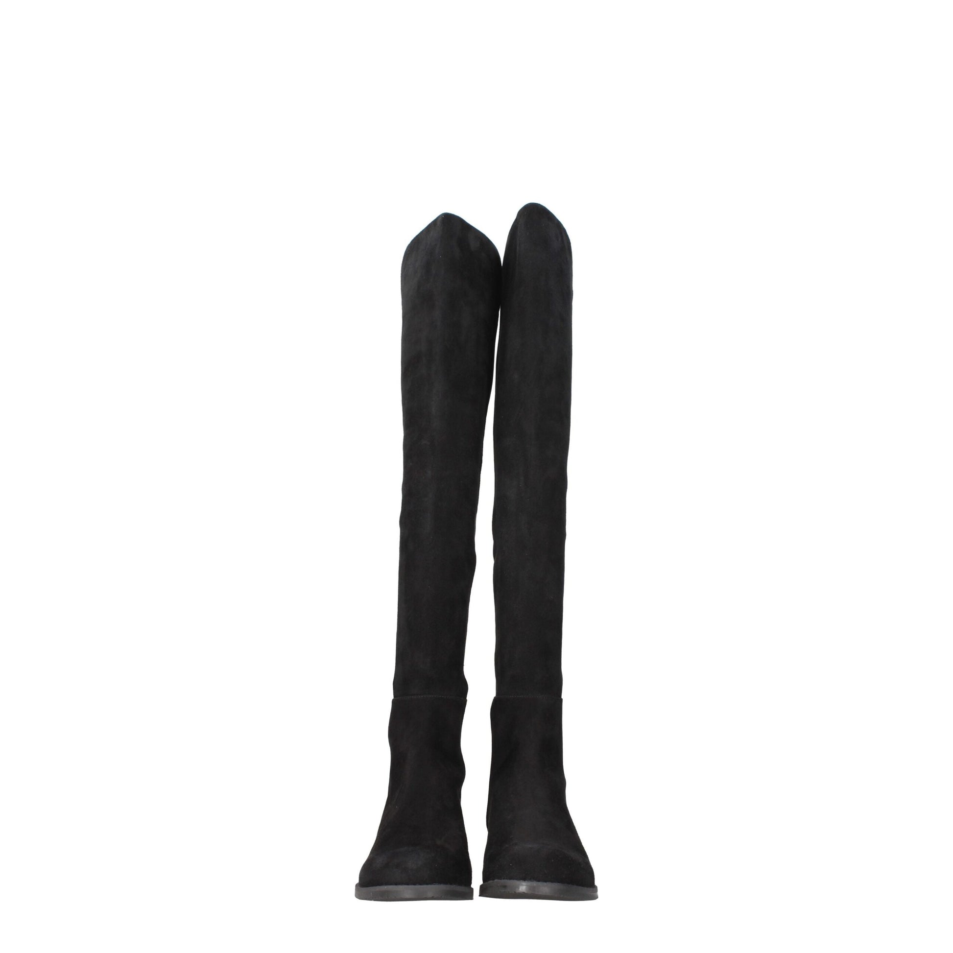 Black Leather Over The Knee