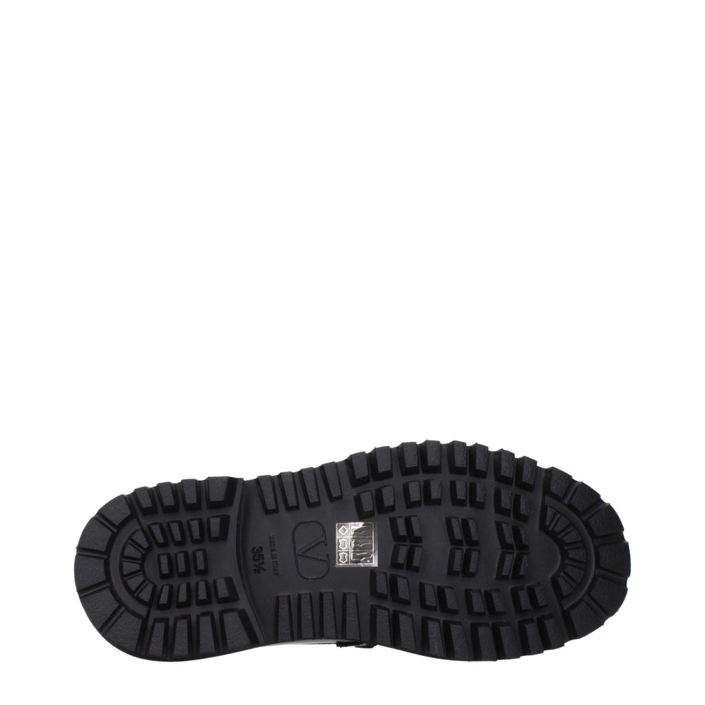 Black Leather Slip-On Loafers