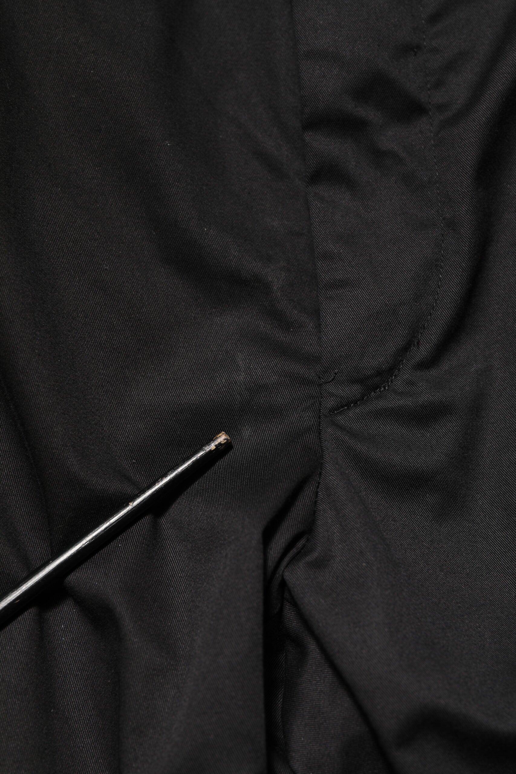 Dolce & Gabbana Black Cotton Tapered Men Formal Trousers Pants