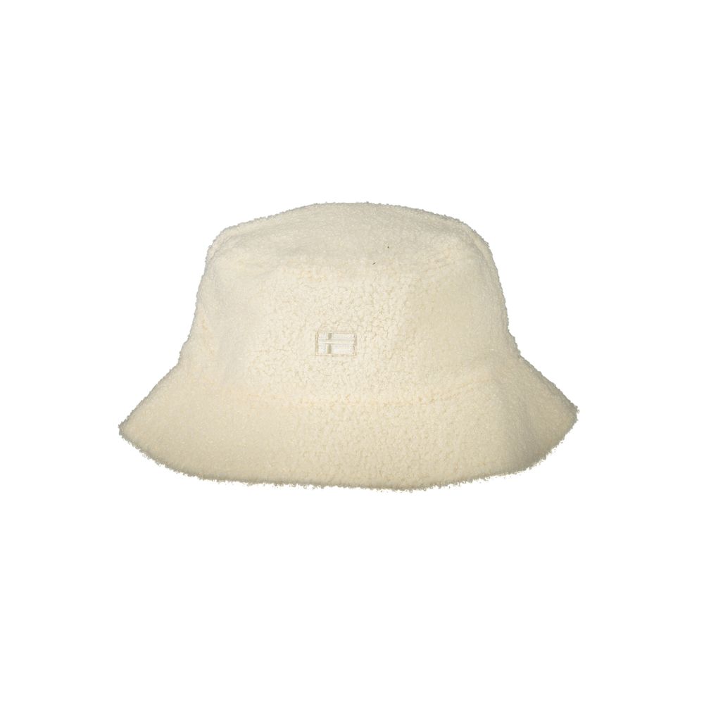 White Polyester Men Hat
