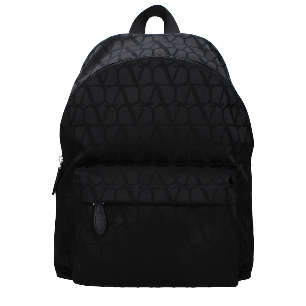 Black Fabric Backpacks