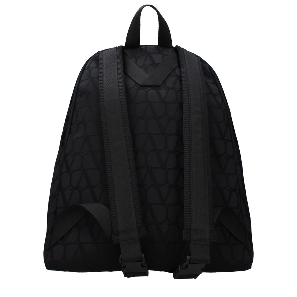 Black Fabric Backpacks
