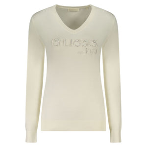 White Viscose Women Sweater